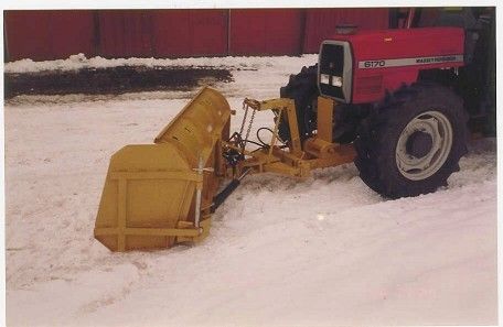 Snøskjær med skyveramme